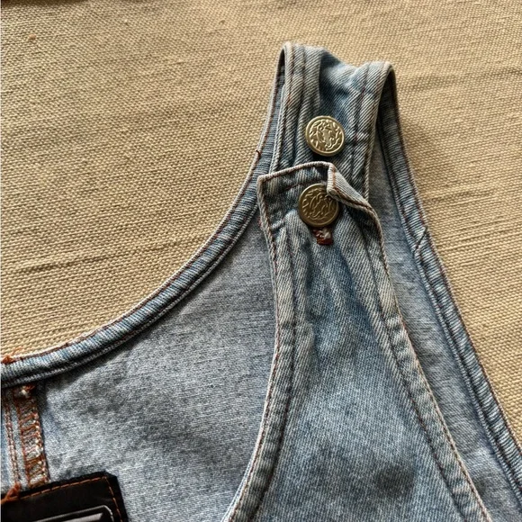 Vintage 90s Denim Dress - Picture 5 of 11